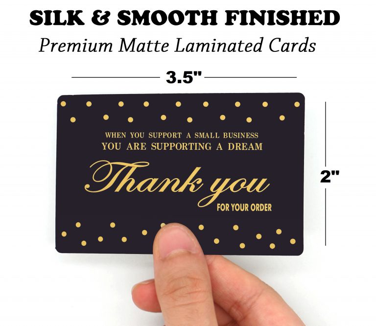thank you cards small business 100 pack business card